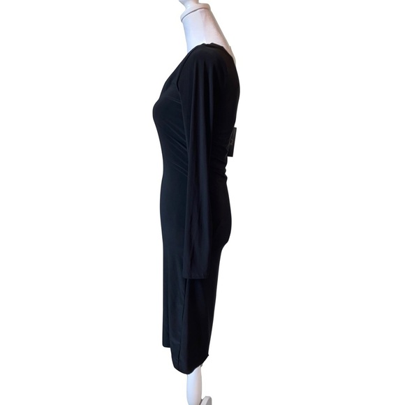21 Saints Midi One-shoulder Cocktail Dress with Cutout on Left Shoulder size M - Picture 3 of 10